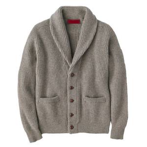 Hot Sale Fashion Infant <b>Thick</b> Cotton/Acrylic Winter Single Breasted Knitted <b>Cardigan</b> Long Sleeve Lapel Boys Shawl Neck <b>Cardigan</b> - Product Image 1
