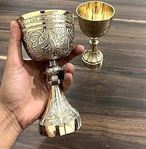 Red Enamel Glass Finished Hot Selling Luxury Brass Cocktail Glass 300ml Handmade for Restaurant Bar Hotel - Product Image 6