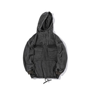 OEM Wholesale Custom Made Plained Sweats <b>Men's</b> Acid Wash Hoodies High Quality with Customized Colors Size and logo Hoodies - Product Image 3