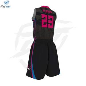 Offre Spéciale personnalisé basket-ball porter ensemble hommes Sublimation complète basket-ball maillot respirant basket-ball gilet ensemble de shorts - Product Image 2