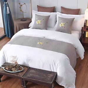 Vente en gros de couettes de luxe 100% coton et de draps King Size imprimés sur mesure pour la maison - Product Image 2