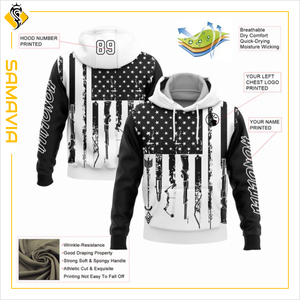 Conjunto Deportivo SAMAVIA para Hombre, Sudadera con Capucha, Logotipo Personalizado Impreso por Sublimación, Color y Talla Personalizables, Forro Polar Transpirable para Gimnasio - Product Image 2