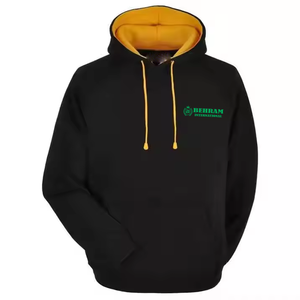 Sweat-shirts à capuche unisexes de haute qualité, grandes tailles, streetwear, pull-over, logo personnalisé, 100% coton, molleton/polaire française - Product Image 6