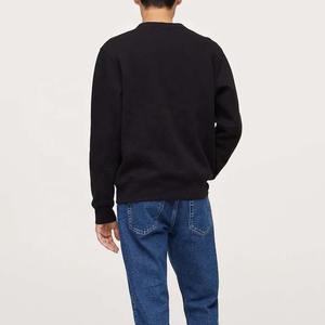 Sudadera de cuello redondo de algodón con logotipo personalizado de lana Unisex ODM de alta calidad Sudadera con capucha de lana de gran tamaño en blanco para hombre - Product Image 2