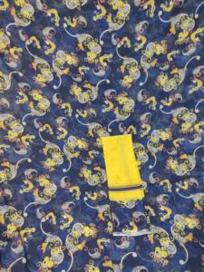 Jacquard somalien de qualité supérieure pour Dirac imprimé numériquement, motif abstrait multicolore, design classique pour tenues de fête pour filles - Product Image 5