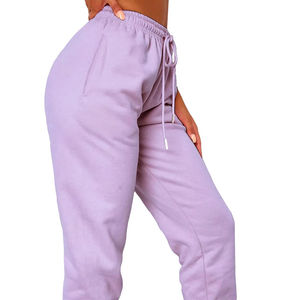 Pantalones de Forro Polar para Mujer de Invierno, de Alta Calidad, con Logotipo de Marca Personalizado, Color Personalizado, Transpirables, de Poliéster/Algodón Ecológico, de Cintura Alta - Product Image 6