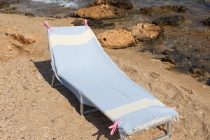 Toalla de Playa Grande de Algodón Turco Ecológica, Lavable a Máquina, Diseño Espigado, Peshtemal, para Hombres y Mujeres, Uso en Casa, Sauna, Suave y de Secado Rápido - Product Image 2
