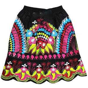 Falda con bordado floral para mujer de Micronesia, cintura recta de verano, diseño de Isleño hawaiano tropical - Product Image 6