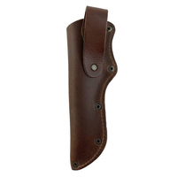 Haute qualité usine fournisseur direct sur mesure en cuir couteau gaine lame fixe Bushcraft survie horizontale transporter gaine