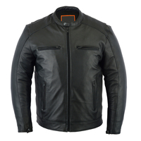 Veste en cuir pour homme, design unique et tendance, fabrication artisanale, service OEM, haute qualité, coupe-vent, imperméable