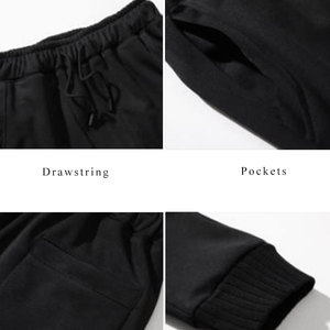 Ensemble de survêtement d'hiver pour homme à capuche en polaire, prix bas, tissu respirant, logo personnalisé, 100% polyester, décontracté - Product Image 4