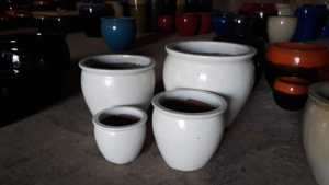 [Leo Nguyen Le] - Vente en gros de pots à plantes ronds personnalisés pour intérieur et extérieur, pots en porcelaine, pots en céramique vernissée pour plantes d'intérieur - Product Image 6