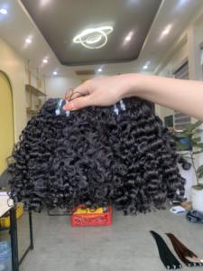 Extensions de cheveux humains vierges Remy bouclés eurasadiens vietnamiens, 100g par paquet, prix de gros - Product Image 5