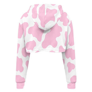 Sudadera con Capucha Corta a Cuadros de Manga Larga para Niñas, Diseño OEM, 100% Algodón, Moda de Invierno 2025, Más Vendida - Product Image 3