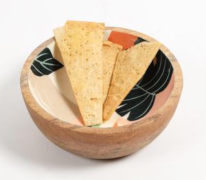 ชามไม้ธรรมดาเคลือบแบบนามธรรมออกแบบได้ตามต้องการ - Product Image 4