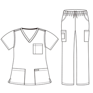 Wholesale Nursing Uniform <b>Sets</b> Hospital Uniform for Unisex Medical Nurse Scrubs <b>Doctor</b> Nurse Women Scrub <b>Set</b> Woven for Women - Product Image 6