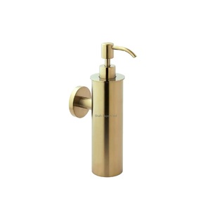Distributeur de savon en laiton fait main distributeur de savon en mousse de métal fini or longue durée pour la maison hôtel salle de bain - Product Image 1