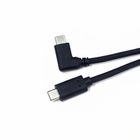Câble USB 3.1 Type-C vers Type-C coudé de 30 cm avec conducteur en cuivre pur, charge rapide et transfert de données haute vitesse – Prix usine