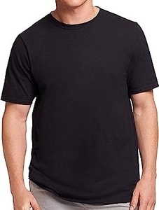 Nouveaux t-shirts pour hommes de vente chaude-manches courtes col rond doux ajusté ultra-doux 60/40 coton mélangé approvisionnement du Bangladesh - Product Image 6
