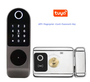 12V tuya cửa điện RFID Thông Minh Kỹ thuật số Khóa vân tay tủ kính tập tin Móc chốt Wifi đám mây mạng loại chìa khóa - Product Image 1
