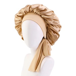 APA Personnalisé Fraternité Style Bonnet Noir Or Satin Doublé Cheveux Bonnet Vêtements De Nuit De Protection Couvre-chef Alpha Inspiré Tendance 2025 2026 - Product Image 5