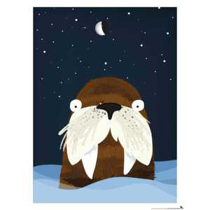 Ensemble de 3 affiches pour chambre d'enfant au design moderne, motif polaire - Product Image 1