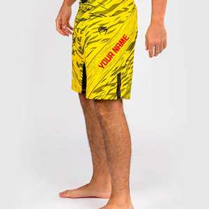 Shorts personnalisés style urbain pour hommes et femmes, taille élastique, broderie, tricotés, 100 % polyester, couleur unie, service OEM disponible - Product Image 1