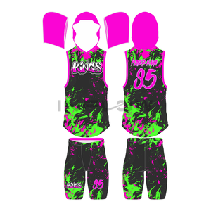 Ensemble d'uniformes de football avec drapeau 7v7 à motifs de sublimation personnalisés Vêtements de sport légers de dernier style de qualité - Product Image 1