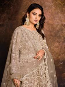 เสื้อคลุมยาว anarkali ขนาดพิเศษสำหรับงานแต่งงาน - Product Image 5