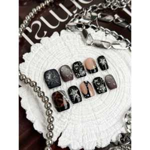 Stampa ribelle di mezzanotte su Nail Art - Product Image 1