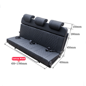 AutoLiuMa Sofá <span class=keywords><strong>Cama</strong></span> Plegable y Cómodo Personalizable Asiento de Pasajero para Autocaravana Ajustable para Furgonetas <span class=keywords><strong>Camper</strong></span> y Vehículos Monovolumen - Product Image 5