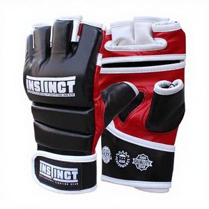 Gants d'entraînement MMA demi-doigts unisexes les plus vendus avec conception de logo personnalisé poignées étanches pour l'entraînement et le combat de Muay Thai - Product Image 1