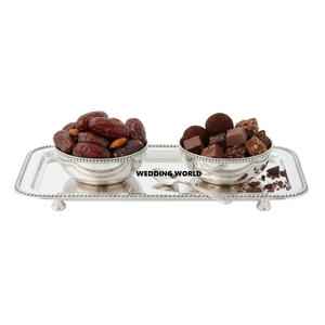 Tazón de Chocolate de Acero Inoxidable Chapado en Oro con Bandeja, Tamaño Personalizado, Tazón de Dulces de Lujo, Última Llegada, Tazón de Chocolate Decorativo - Product Image 6