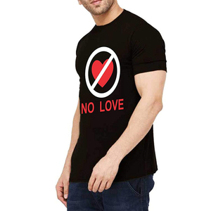 เสื้อยืดคอกลมผู้ชายผ้าฝ้าย 100% สไตล์สตรีทแวร์ แบบเรียบง่าย ไซส์ใหญ่ พิมพ์ลายหนา - Product Image 2