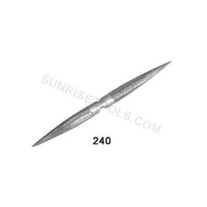 8" Double Ended Half <b>Round</b> Wax <b>File</b> Jewelry Making Supplies Jewellery Tools - Product Image 2