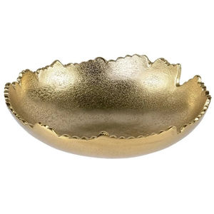Wholesale Finest Quality Hammered <b>Metal</b> <b>Bowl</b> Luxury Curved Shape Home Decor Serving <b>Bowl</b> For Wedding Decorative <b>Bowl</b> - Product Image 3