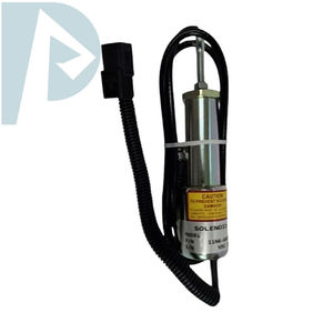 โซลินอยด์ดับเครื่องยนต์ 24V รุ่น 11N666090 11N6-66090 สำหรับรถขุด R210LC-7H R220LC-7H อะไหล่เครื่องจักรก่อสร้าง - Product Image 1