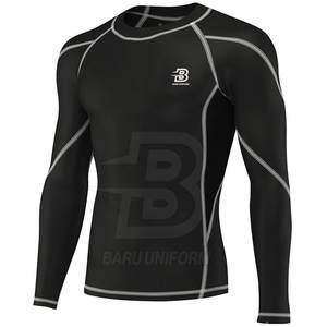 Spandex Polyester MMA Rash Guard Top Qualité MMA Rash Guard Nouvelle Arrivée MMA Rash Guard - Product Image 1