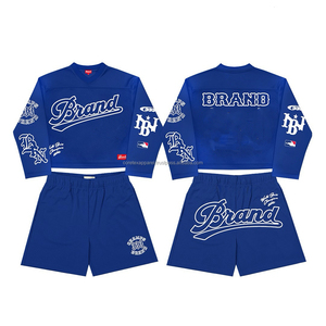 Ensemble T-shirt et short de course décontracté pour homme, personnalisé, écologique, de haute qualité, séchage rapide, respirant, couleur contrastée - Product Image 3