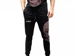 ชุดวอร์มผู้ชายประดับพลอยเทียมแบบลำลองระบายอากาศได้ดีเป็นมิตรกับสิ่งแวดล้อมผ้าฝ้าย100% น้ำหนักเบาปรับแต่งได้ตามต้องการ - Product Image 5