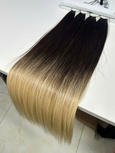 Soldes importantes ! Extensions de cheveux humains vierges Remy AZURA HAIR vietnamiennes en gros, double trame, styles ondulés/bouclés naturels - Product Image 3