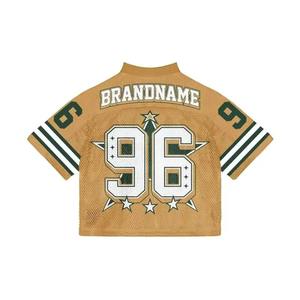 Camiseta Deportiva de Malla Transpirable para Fanáticos del Fútbol Americano, Personalizada, Estilo Urbano, Talla Grande, OEM, Venta al por Mayor - Product Image 2