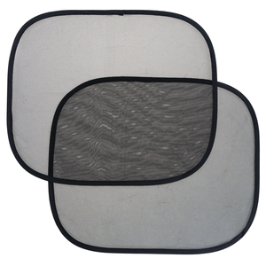 Paquete de 2 Parasoles Negros para Ventanas Laterales y Parabrisas Delantero, Diseño Atractivo, Plegables, Fácil Instalación, Hechos de Nailon Resistente, Nuevos - Product Image 2