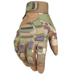 Gants tactiques de protection contre les chocs de haute qualité pour hommes, avec protection renforcée des doigts et de la paume, respirants, pour la moto, la chasse, le travail en extérieur - Product Image 4