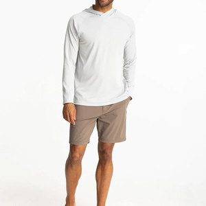 Sudadera con capucha de pesca para hombre en blanco ligera deportiva con logotipo personalizado, diseño al por mayor, Sudadera con capucha de pesca transpirable de secado rápido - Product Image 5