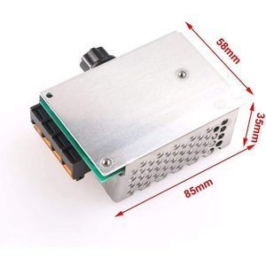 Régulateur de tension à thyristor haute puissance 10V 220V, boîtier de contrôle de sortie réglable - Product Image 5