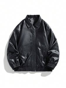 Chaqueta de cuero genuino para hombre de fieltro Lupin, lona cómoda, estilo callejero de secado rápido, tarifa superior al por mayor, ventas rápidas personalizadas - Product Image 6