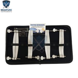 Dog Ear Cropping Clamps Set 4pcs <b>Veterinary</b> <b>Surgical</b> <b>Instruments</b> High Strength Steel Balanced Tension for Consistent Results - Product Image 1