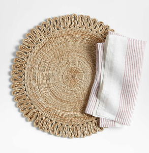 Wholesale <b>Placemats</b> Handmade Cotton Woven Place Mats <b>Round</b> Eco Friendly Natural <b>Round</b> Straw Mat <b>Placemat</b> Braided <b>Placemats</b> - Product Image 5