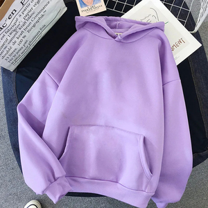 Conjunto de Sudadera con capucha de lana de algodón 100% para mujer, Top corto de patrón sólido y pantalones de chándal, teñido liso de invierno con cuello cómodo con capucha - Product Image 5